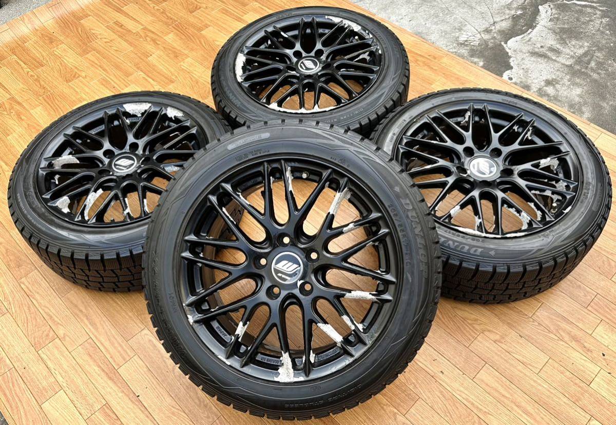WORK 17インチ ホイール & DUNLOP WINTERMAXX 205/55R17 4本セット★MINI R60 クロスオーバー R61 ペースマン等に