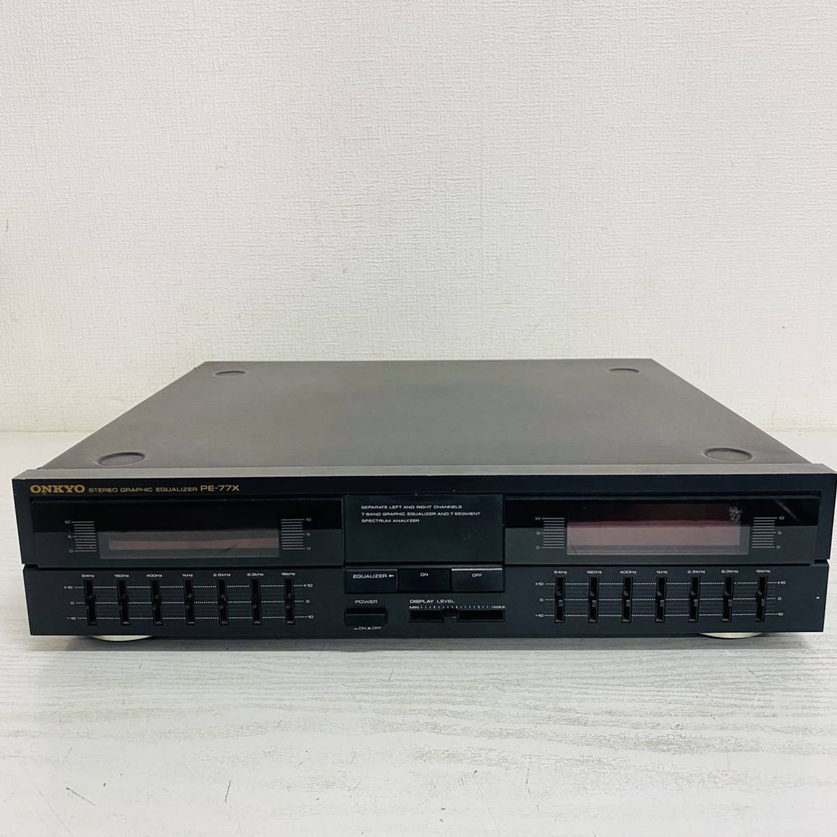 オンキョー グラフィックイコライザー PE-77X ご覧戴き有難う御座い