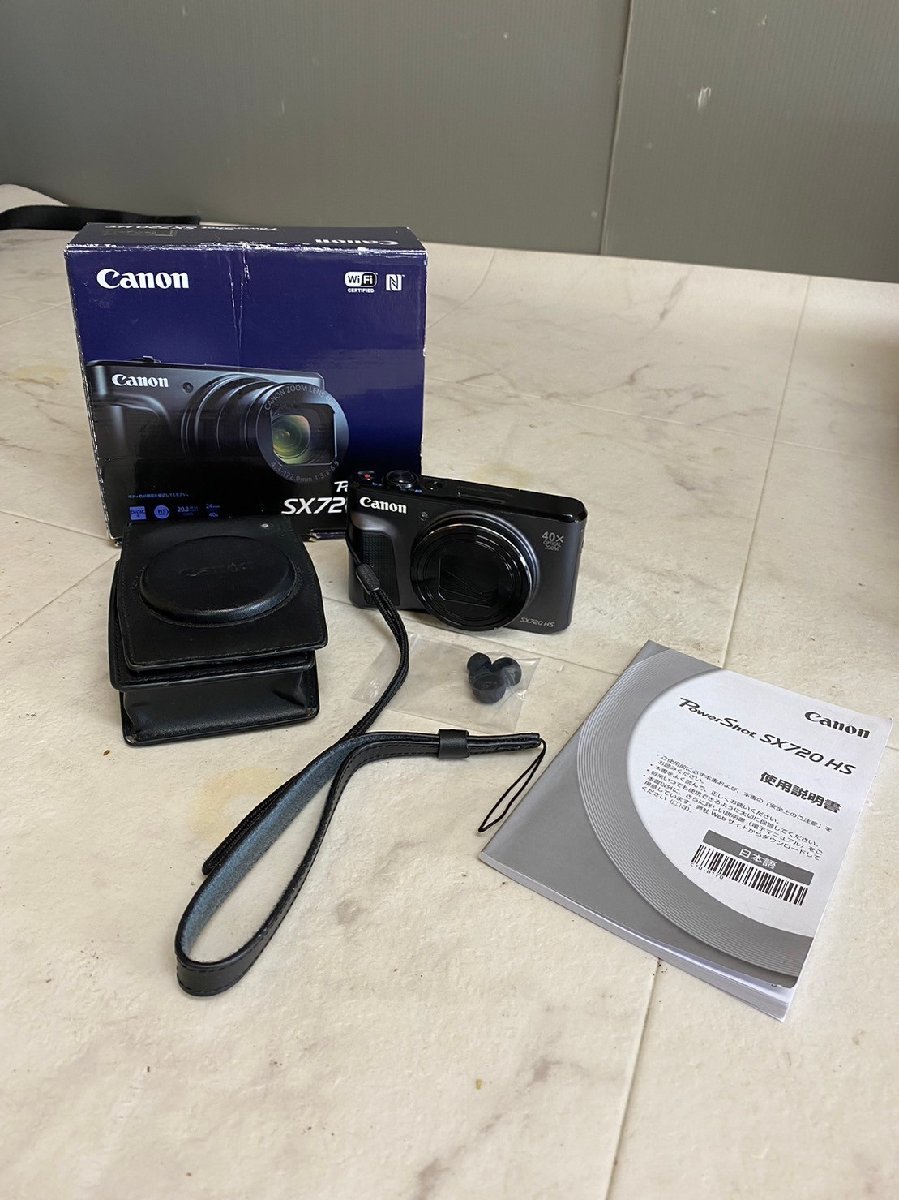 NH100341◆Canon　キャノン◆デジタルカメラ PowerShot SX720 HS ブラック　※ジャンク扱い※