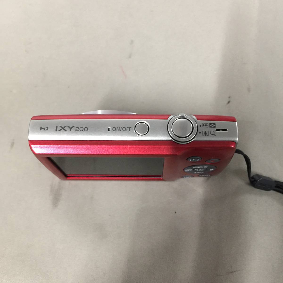 ■Canon キャノン IXY 200 デジタルカメラ レッド　【23/1023/01 IXY Canon 0 整備済み品 イクシ 超コンパクトデジカメ