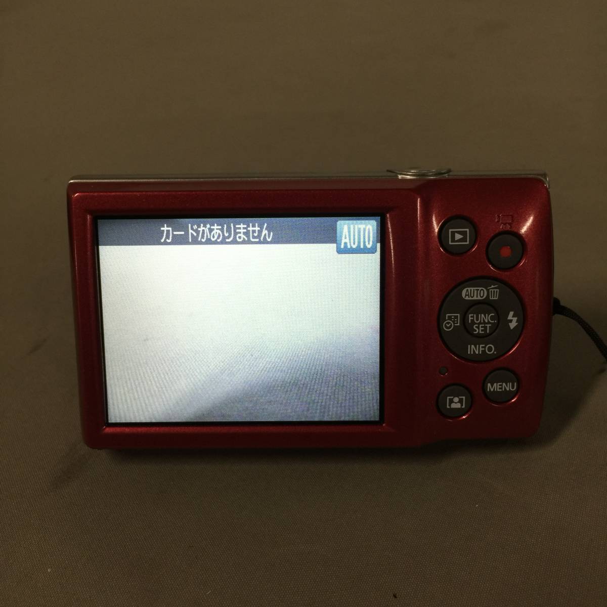 ■Canon キャノン IXY 200 デジタルカメラ レッド　【23/1023/01 IXY Canon 0 整備済み品 イクシ 超コンパクトデジカメ
