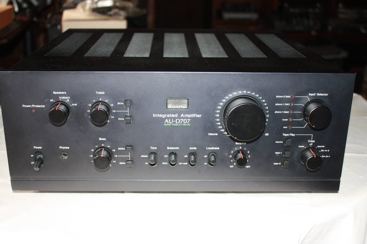 SANSUI AU-D707 プリメインアンプ　動作品_1