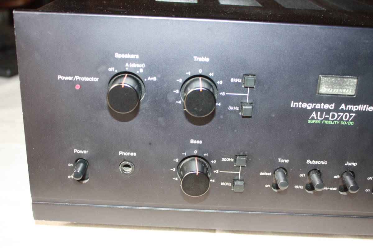 SANSUI AU-D707 プリメインアンプ　動作品_6