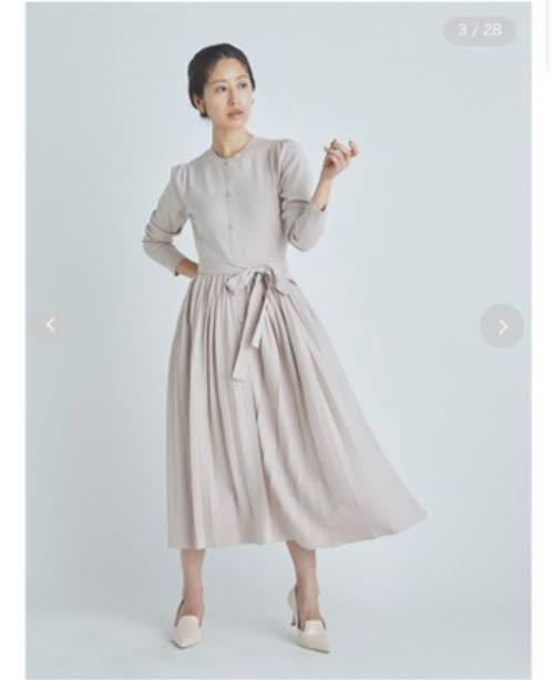 最終値下げ♡新品♡CELFORD セルフォード プリーツ ワンピース ピンク36 CELFORDセルフォード クリスタルプリーツニットワンピース ピンク 36
