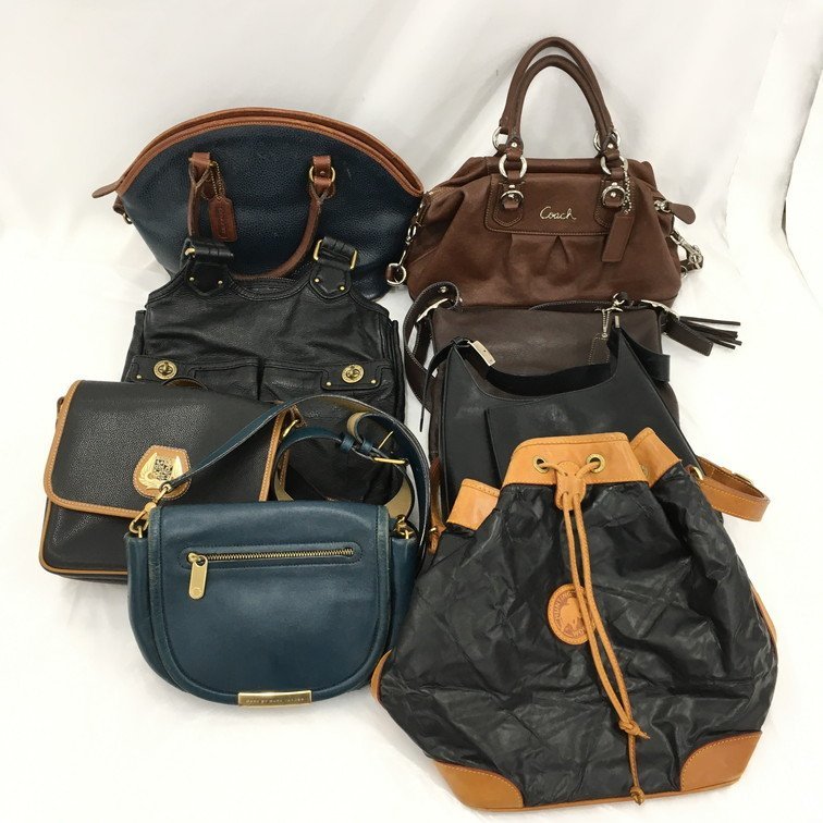 トートバッグ/ハンドバッグ/ショルダーバッグ　コーチ/フェラガモ/マークバイマークジェイコブス　ほか　8点おまとめ【BJAV1010】