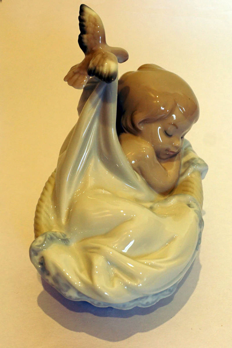 LLADRO リヤドロ 赤ちゃん 男の子 僕の夢 未使用 送料無料