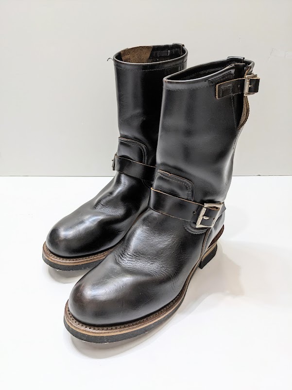 良品 RED WING レッドウィング PT91 エンジニアブーツ ブラック 茶芯 US8.5 D 26.5cm レザー ②