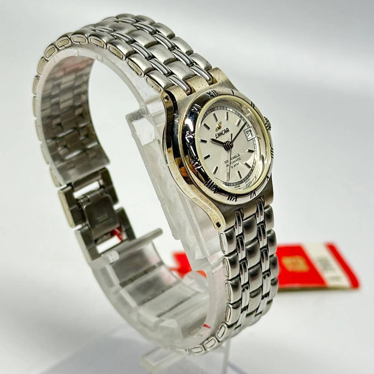 1円~【実動】ENICAR エニカ AUTOMATIC AT 25石 775.20.20 レディース 
