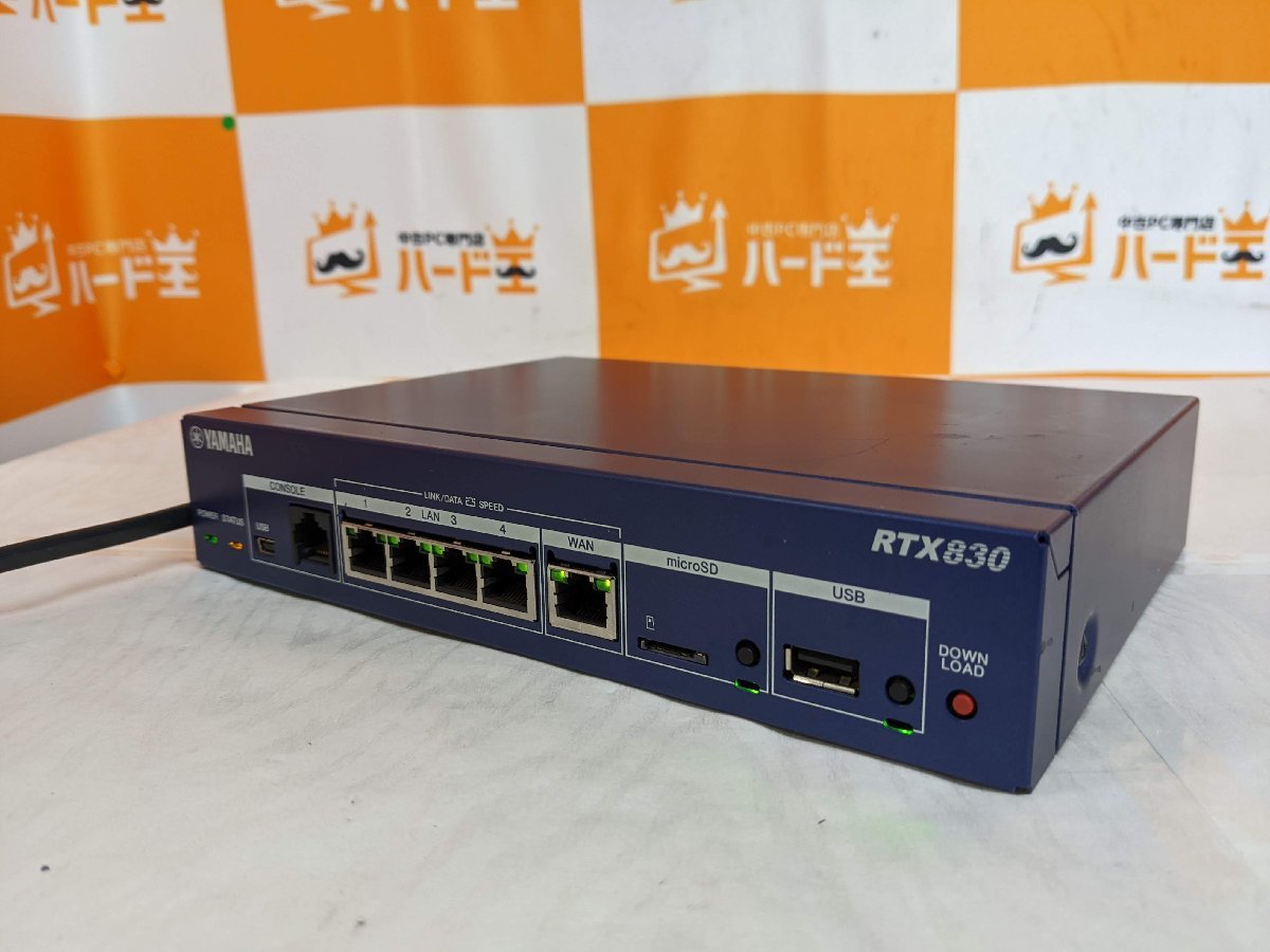 PC周辺機器 YAMAHA RTX830 ギガアクセスVPNルーター 通電確認のみ 現状渡し
