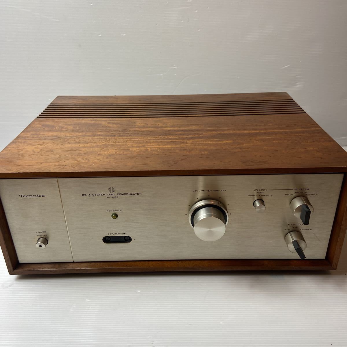 Technics テクニクス CD-4 システムディスクディモジュレーター SH