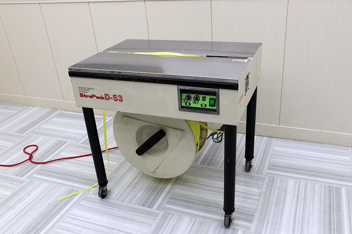 STRAPACK ストラパック 半自動梱包機 D-53 PPバンド結束機 D-53 ストラパック 半自動梱包機 STRAPACK StraPack PPバンド結束機