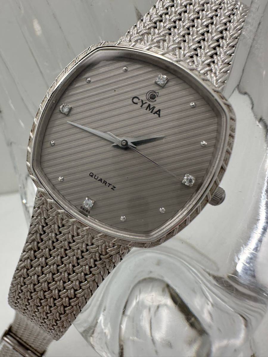 Kちな0352 ジャンク品 CASADEI キースバリー 腕時計 本革/ステンレス