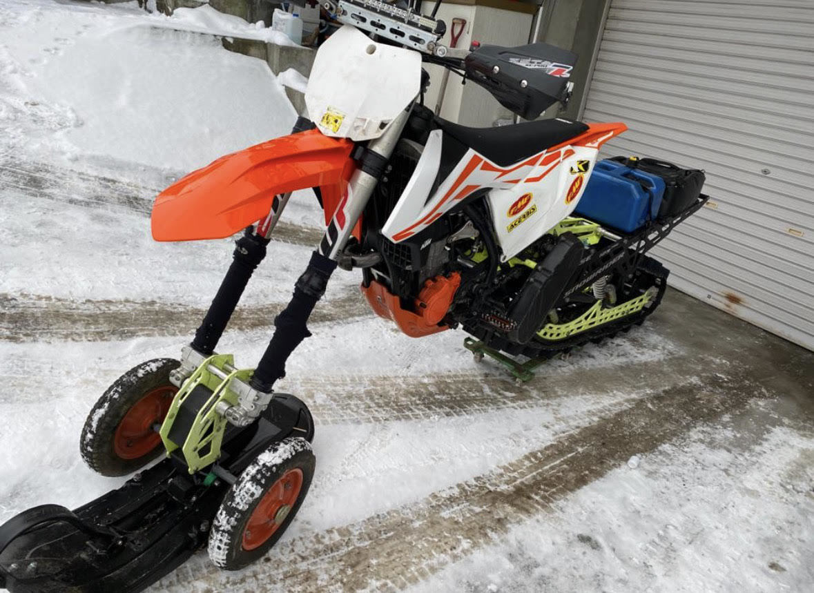 KTMスノーバイク スノーバイクKTM450SX-F2017 First Ride 2020 KTM