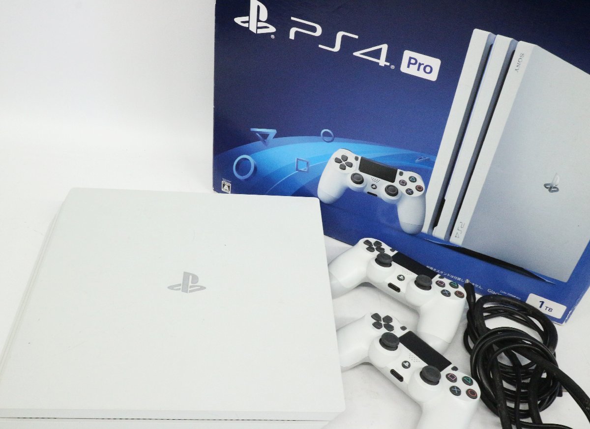 本体のみ】動作OK PS4 Pro グレイシャー・ホワイト CUH-7200