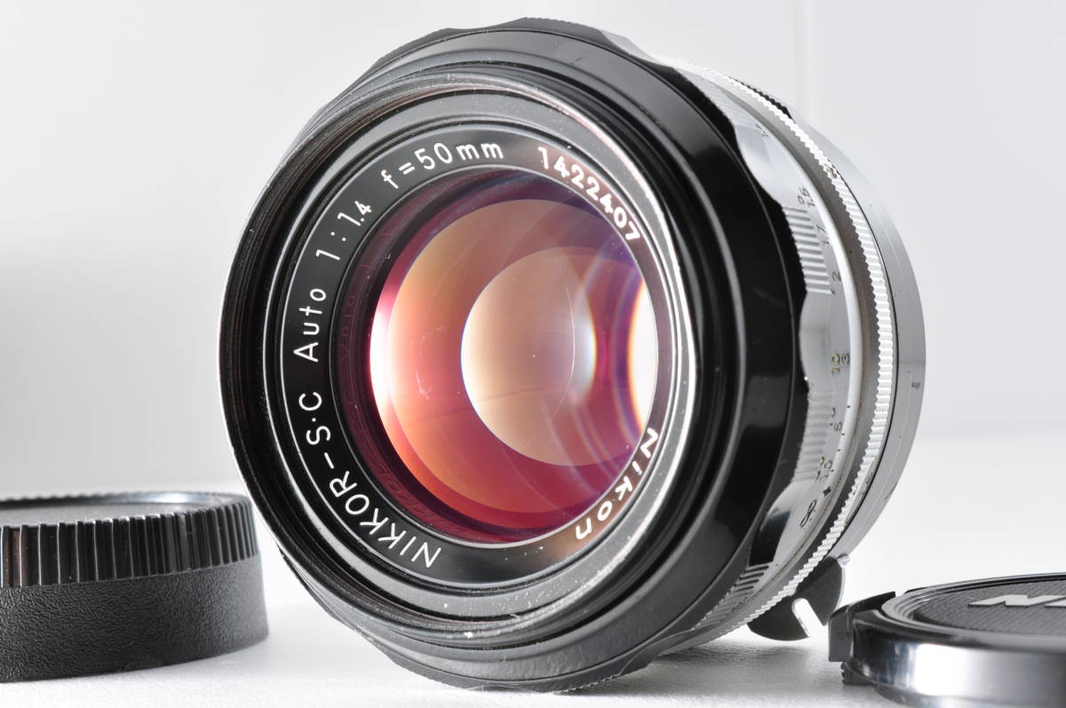 ☆極上美品☆NIKON ニコン Ai NIKKOR-S.C 50mm F1.4 清潔感溢れる綺麗