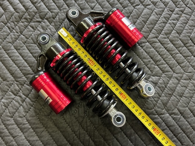 訳あり特価　モンキー　ゴリラ　四輪バギー等　リアサスペンション　220mm　ショート　ローダウン　新古美品　2本セット