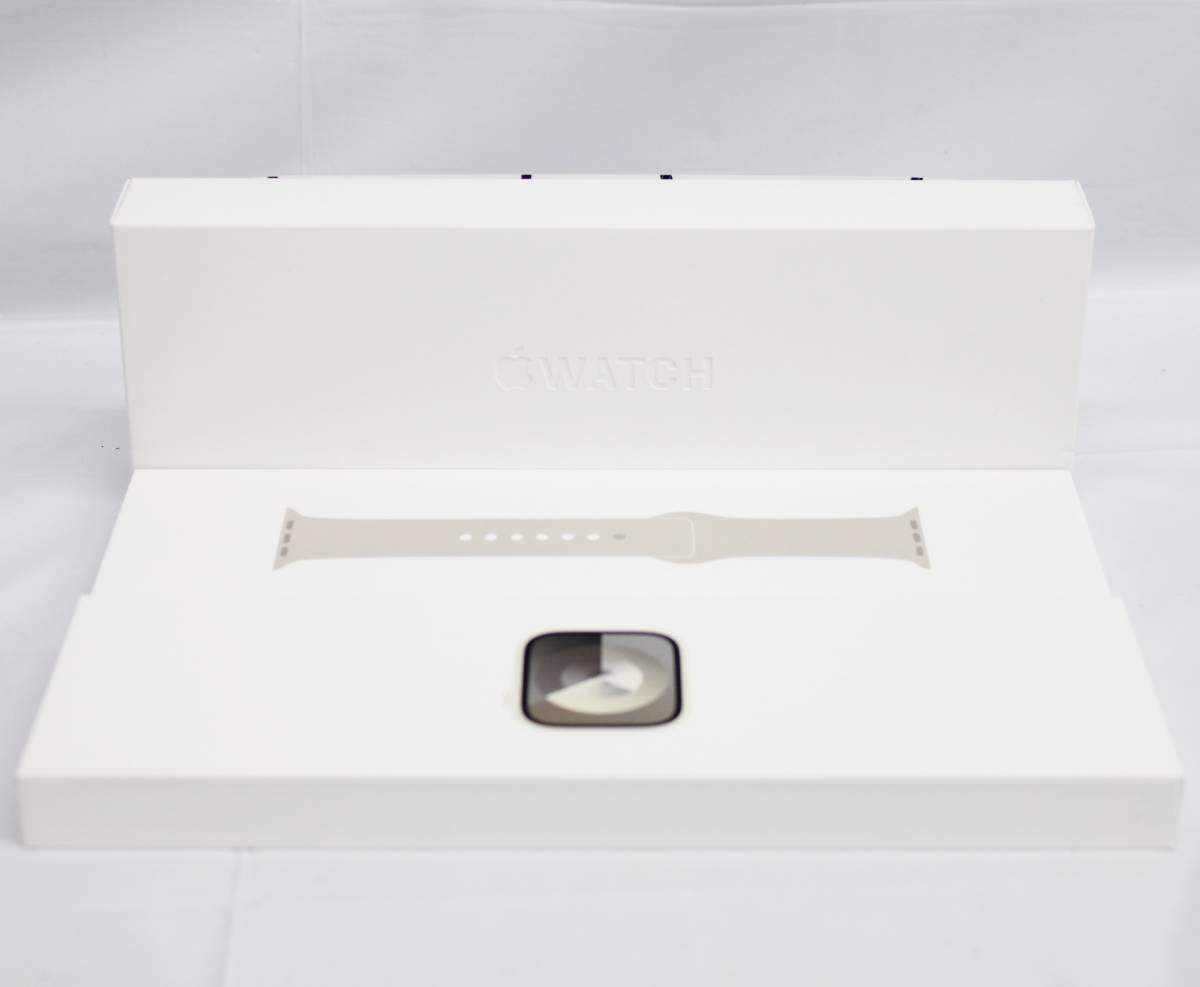 【SALE，100%新品】 Apple Watch アップルウォッチ シリーズ9 45mm GPS＋Cellular アルミニウムケース スターライト スポーツバンド MRM83J/A(スマートウォッチ本体)｜売買されたオークション情報、yahooの商品情報をアー スマートウォッチ本体