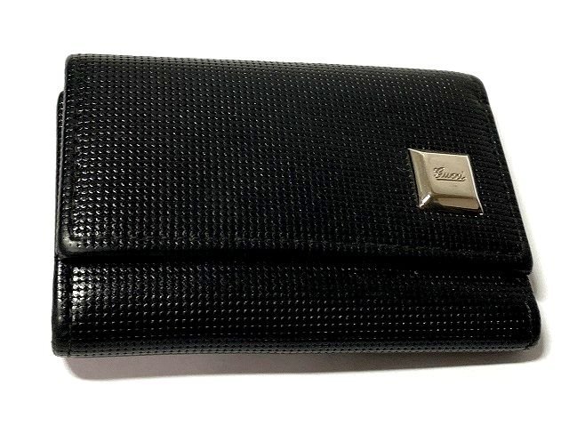 GUCCI　グッチ　6連キーケース　黒　レザー　207182　良好品