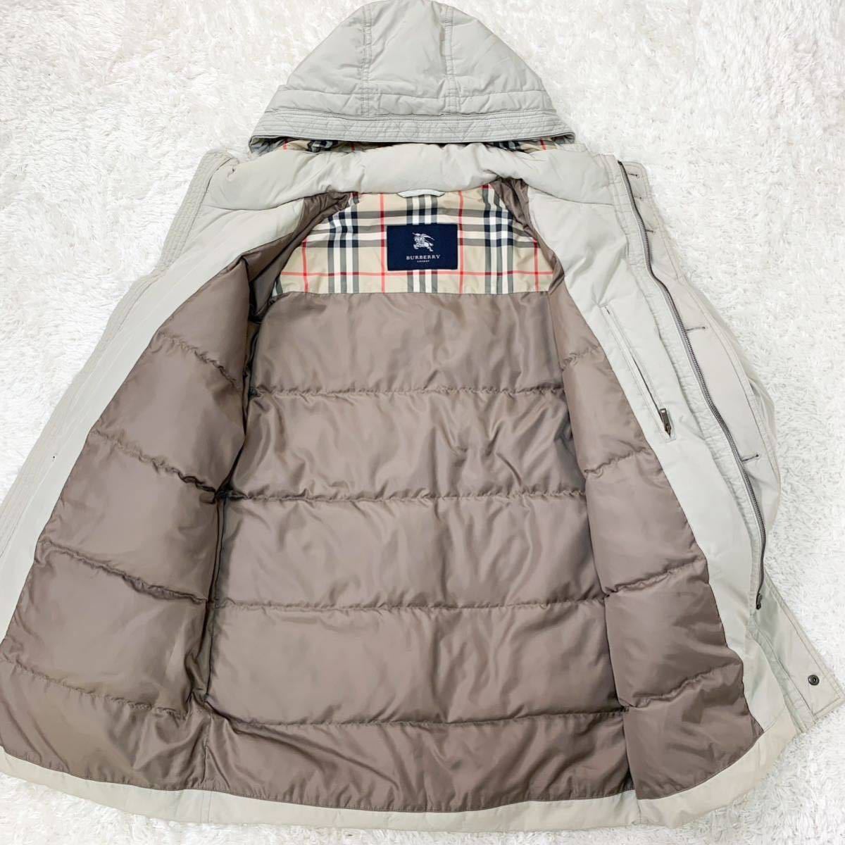 極美品 BURBERRY LONDON バーバリーロンドン ノバチェック ダウン 