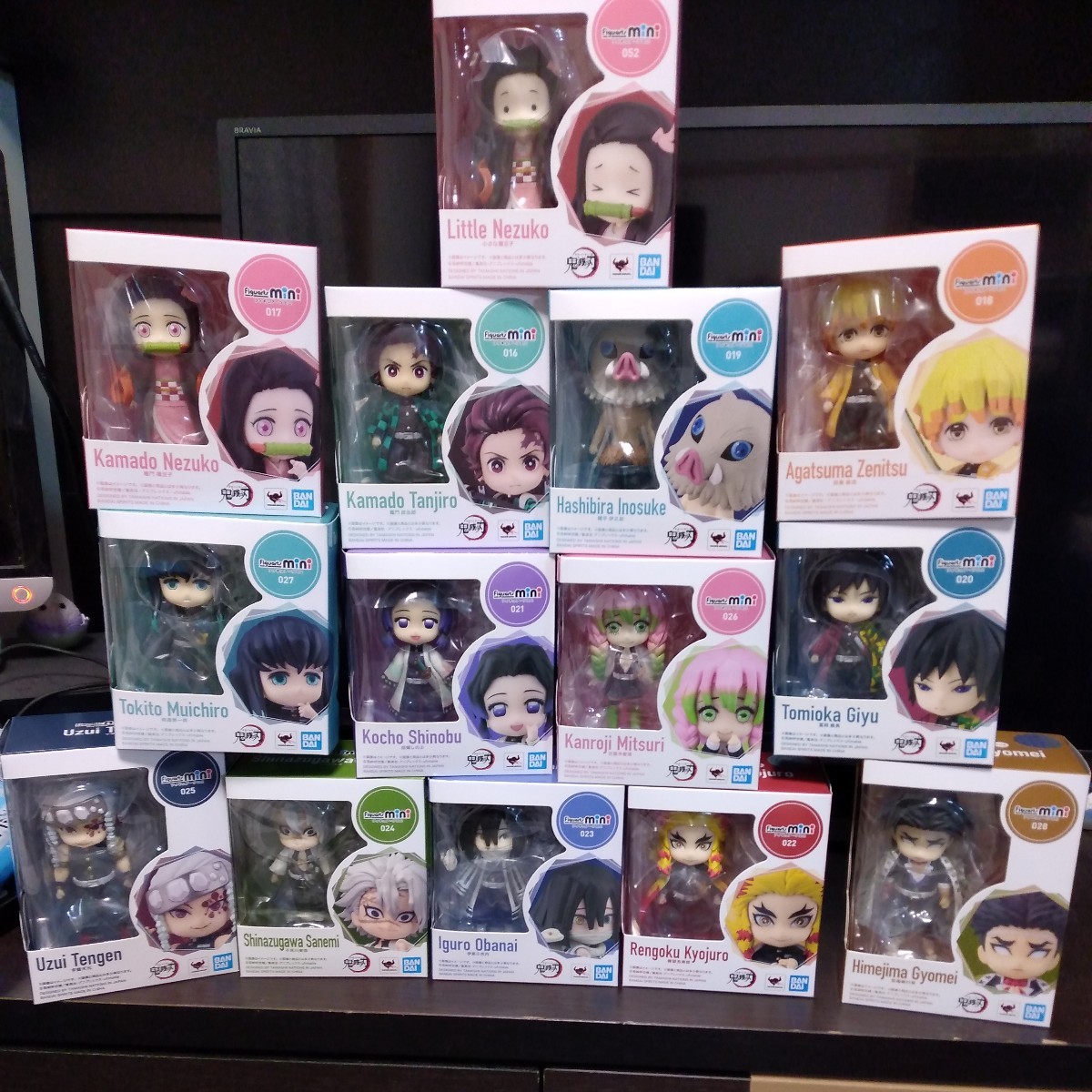 Figuarts mini 鬼滅の刃3体セット(竈門炭治郎、竈門禰豆子、我妻