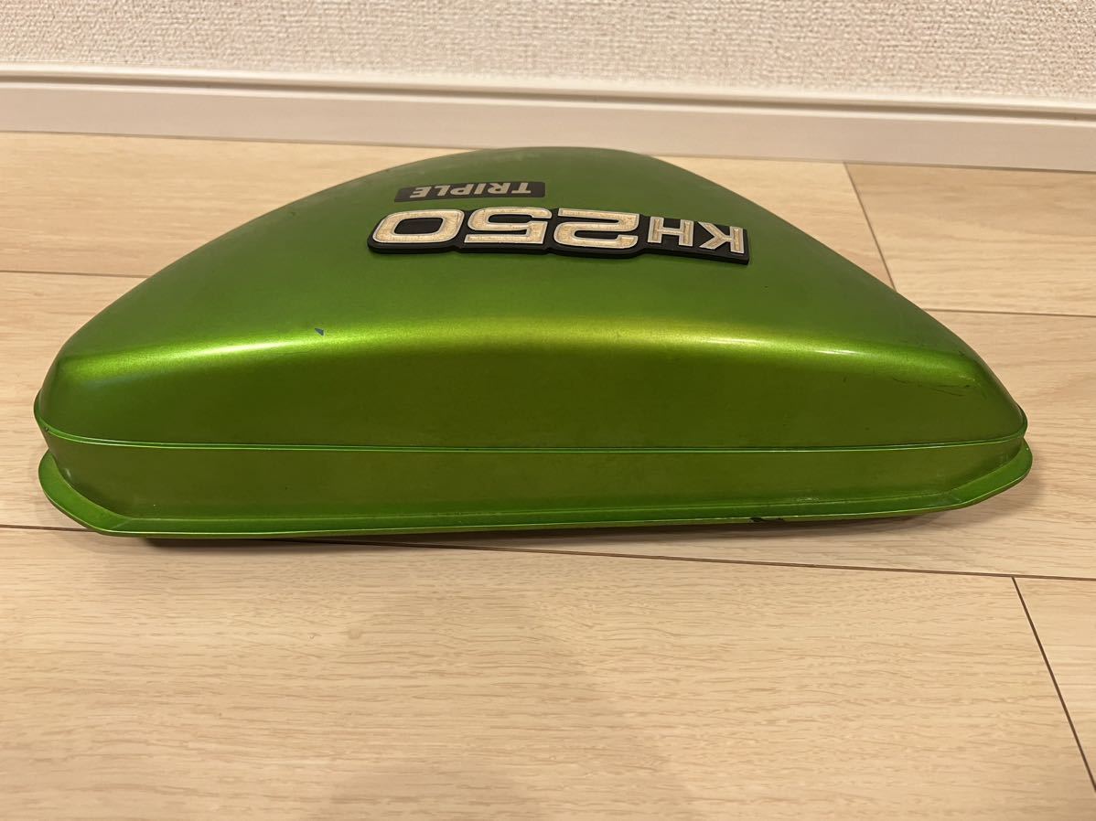 割れなし カワサキ KH250 KH400 純正サイドカバー 左 250ss 400ss 当時 