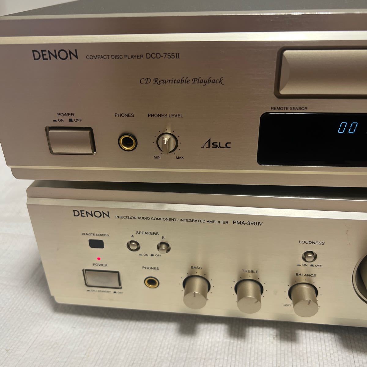 DENON PMA-390III アンプ DENON DCD-755RE CD 【公式通販】