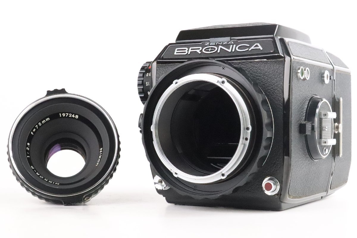 Zenza Bronica EC 6x6 ゼンザブロニカ 中判 フィルムカメラ Nikkor-P