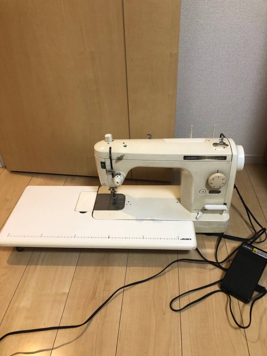 職業用ミシン JUKI SPUR TL-98DX ジューキ シュプール ジャンク品 ペダル 補助テーブル付き