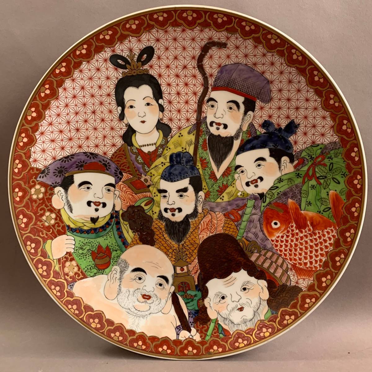 九谷焼 | 縁起豆皿 KSO-333 – SEIKOU ONLINE 七福神 高山寺画七福神 3寸