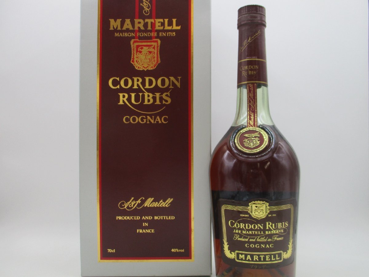 コルドンルビー MARTELL マーテル RUBIS CORDON コニャック ブランデー