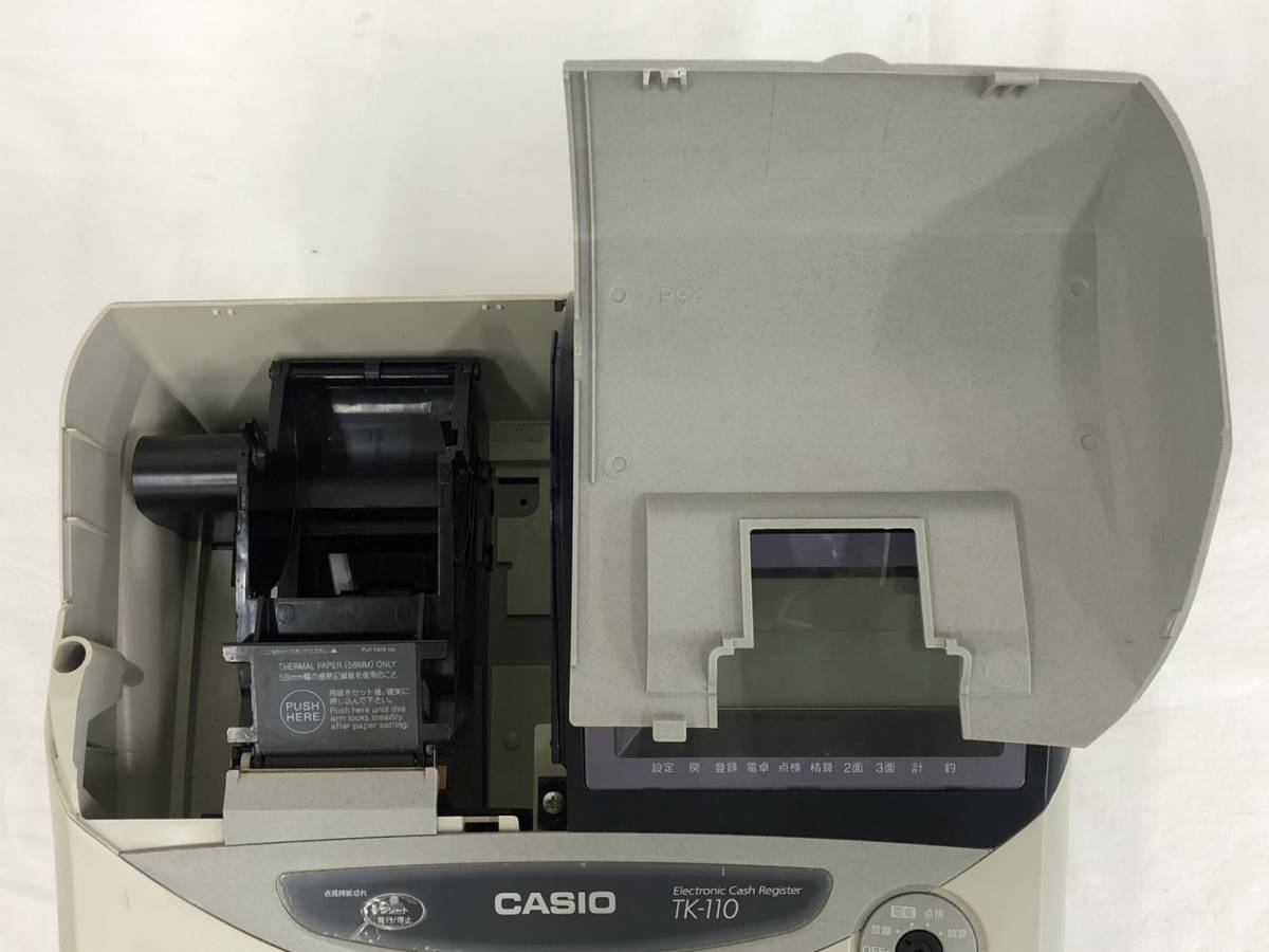 Y♢621 カシオ レジスター TK-110 【公式通販】