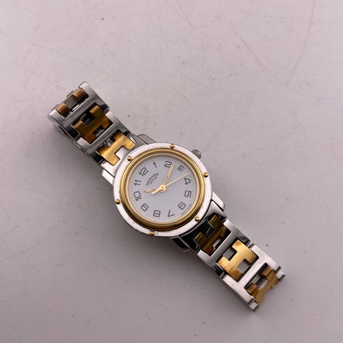 HERMESエルメス クリッパー レディース腕時計 クォーツ 958351 【a1133
