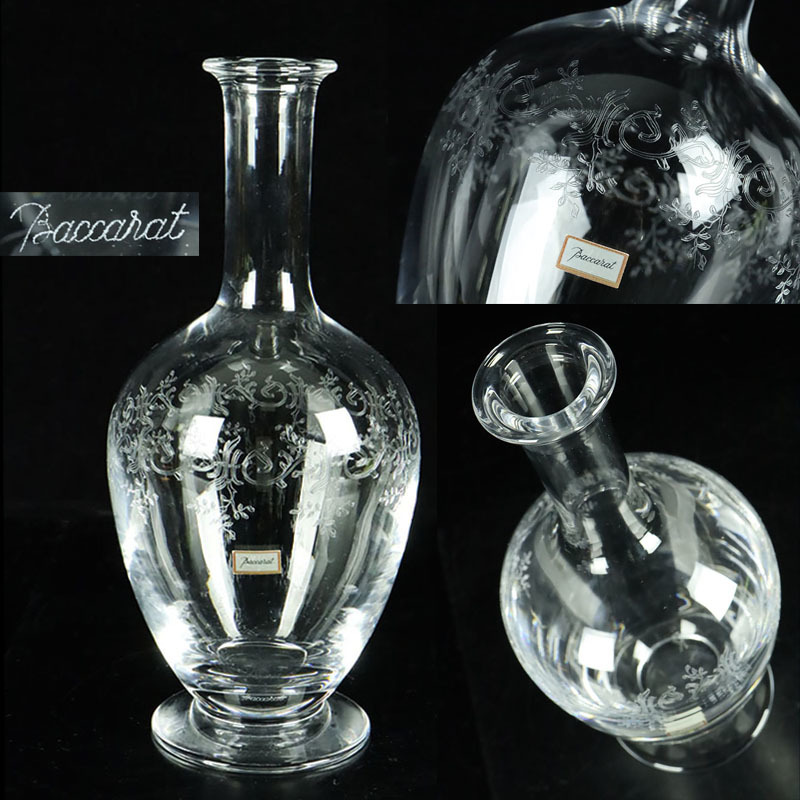 縁】Baccarat バカラ セビーヌ デカンタ デキャンタ 高さ25cm