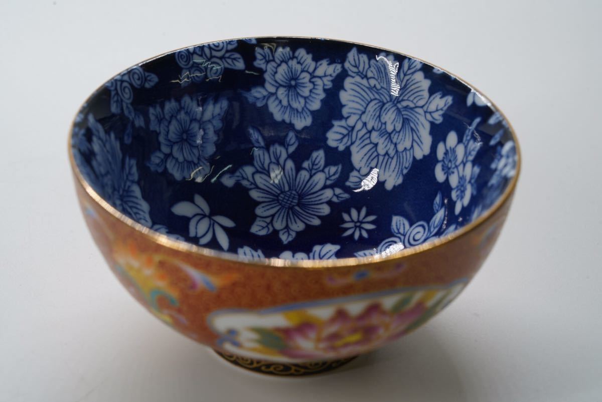 茶碗 清時代 唐物 青磁桃型鉢 菓子器 蒐集家旧 中国 中国