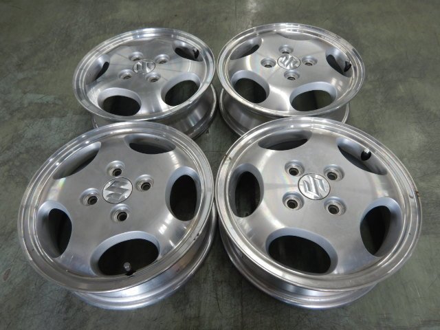 SUZUKI スズキ MR WAGON MRワゴン 純正13インチアルミホイール 4J +45 4穴
