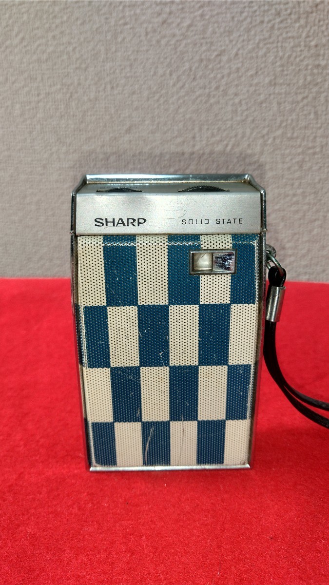 SHARP シャープ 昭和レトロ トランジスタポケットAMラジオ BP-110J