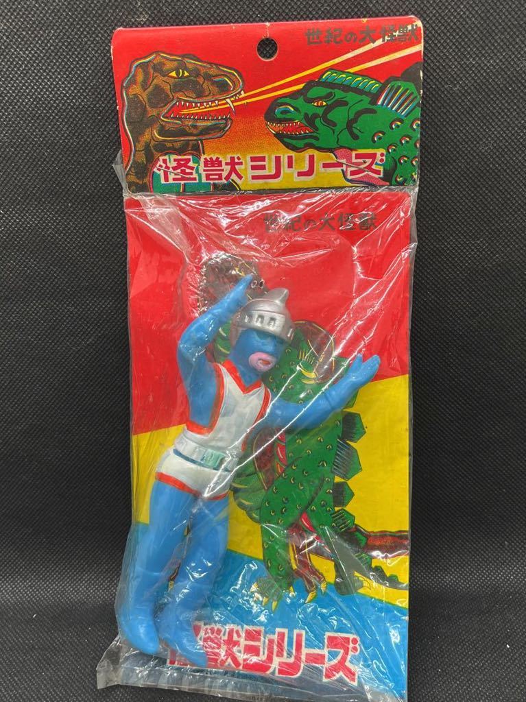 当時物 ソフビ シルバー仮面 昭和レトロ 怪獣 パチ 特撮 さすらい仮面