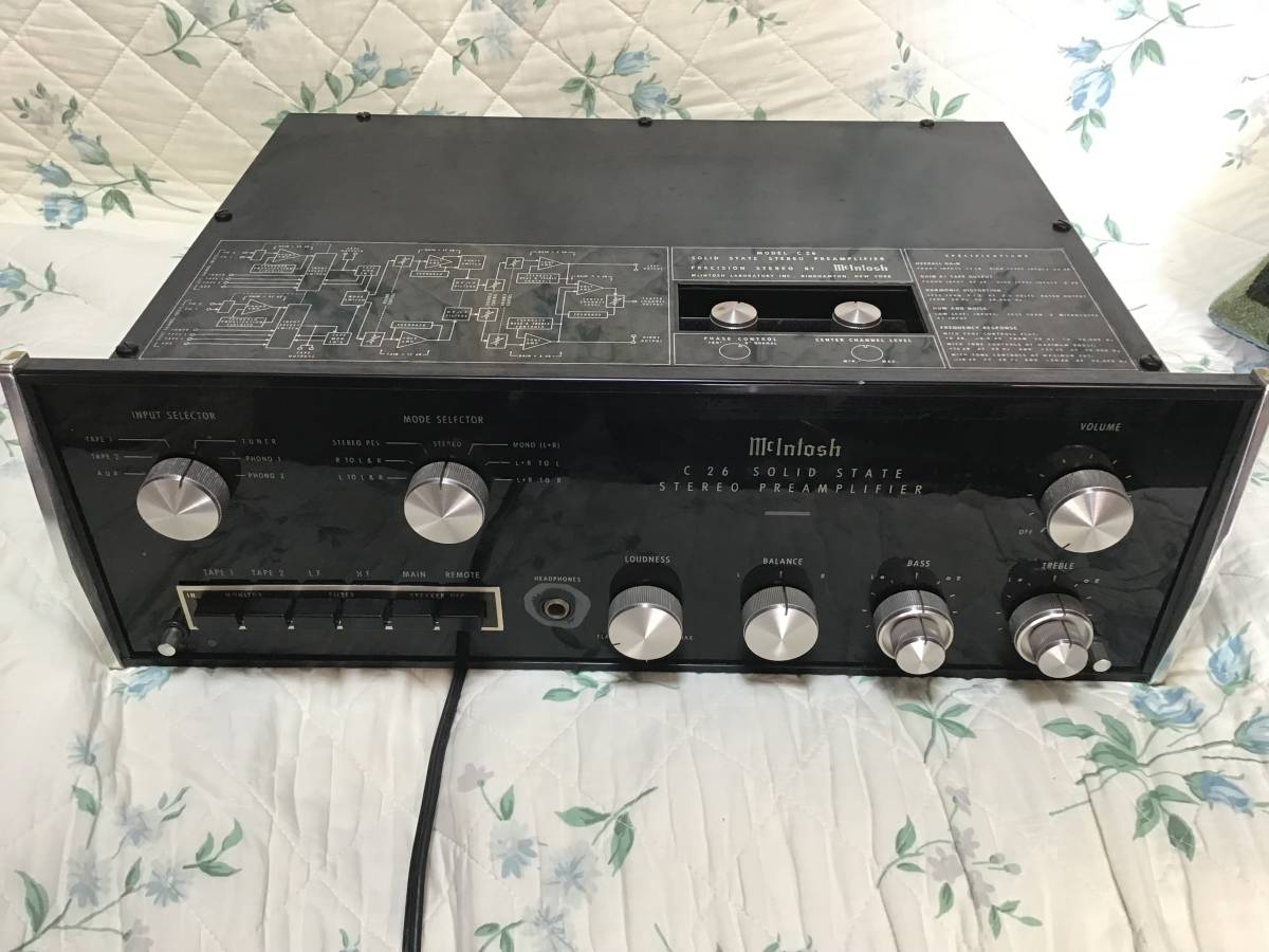 McIntosh マッキントッシュ C26 プリアンプ 最終値下げ McIntosh
