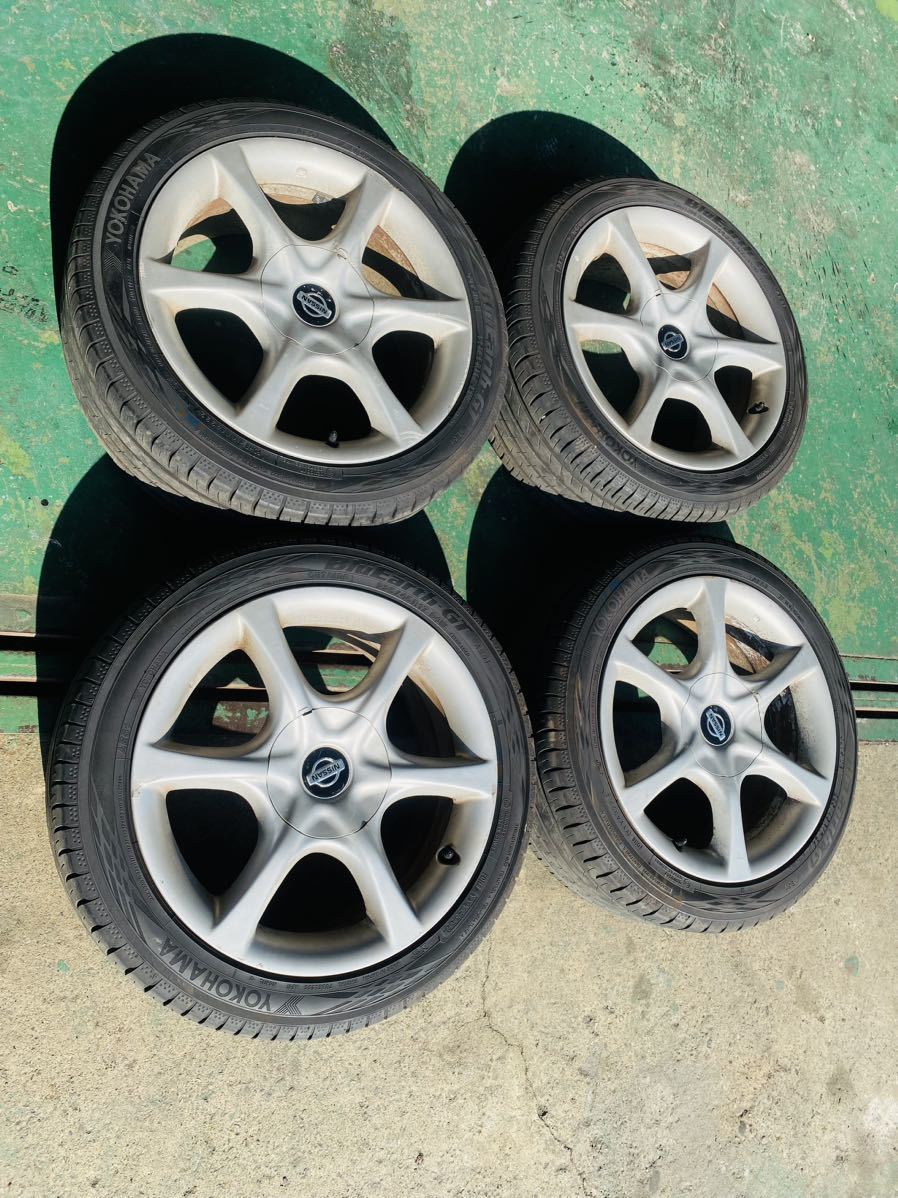 ER34 純正ホイール、R34 , RB25,RB20, C35 ,z33 180sx,s14,s15