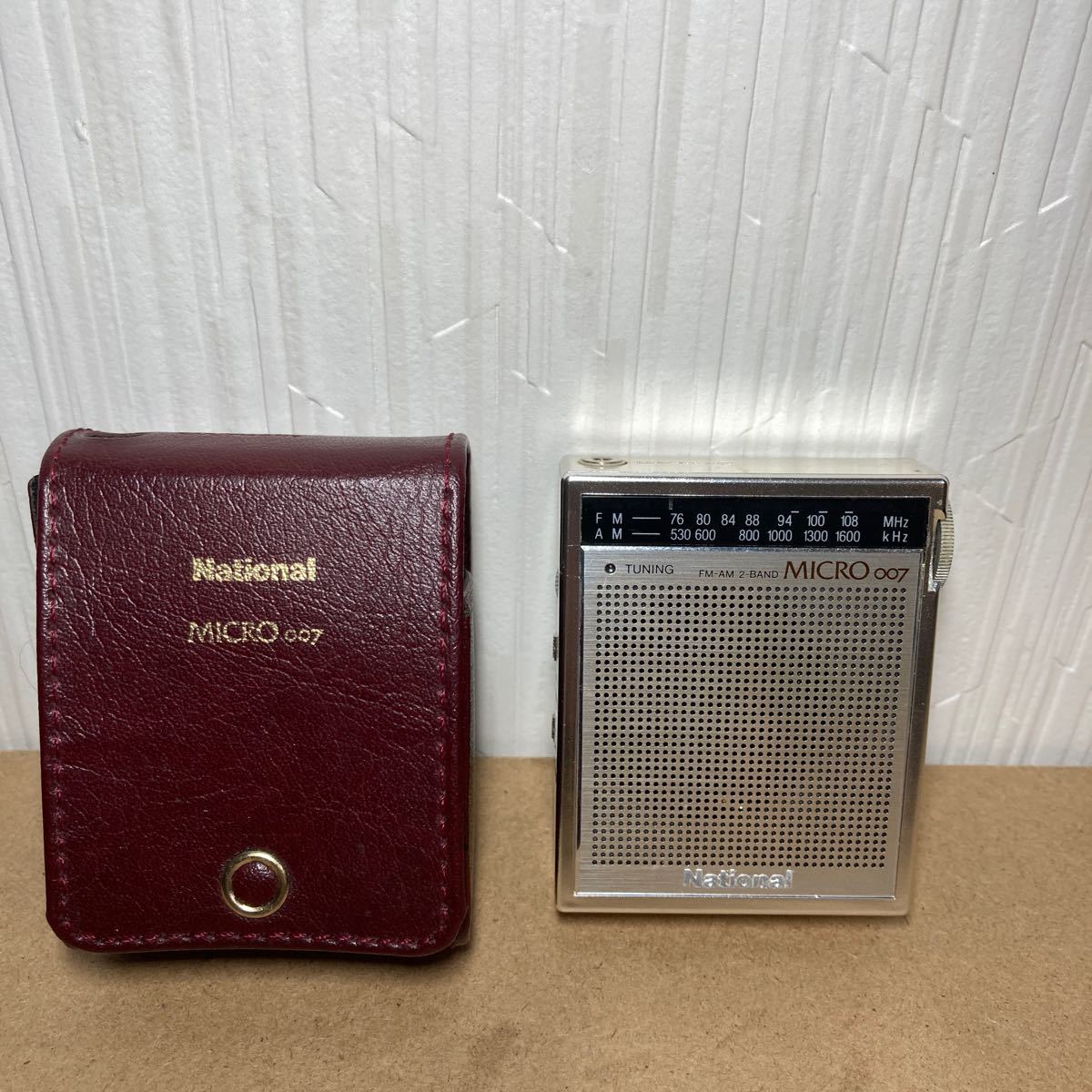 National 007 MICRO RF-007D RF-007 FM-AM - ラジオ Yahoo