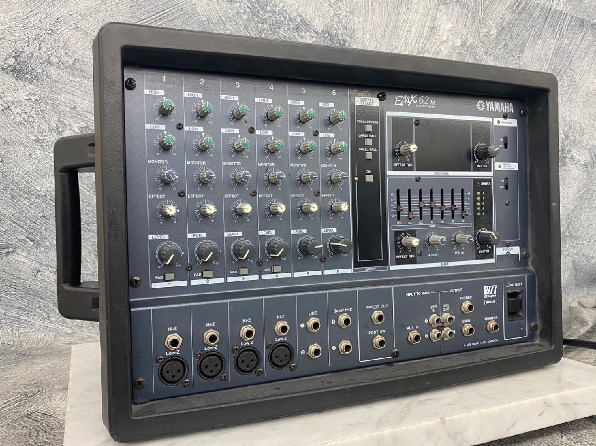 □t307 ジャンク☆YAMAHA EMX62M ヤマハ パワードミキサー YAMAHA