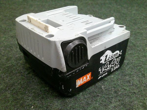 中古 MAX マックス 14.4V/3.0Ah リチウムイオンバッテリー リチウムイオン電池パック JP-L914 ①