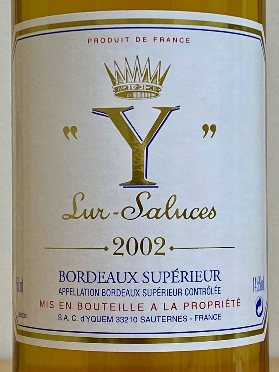 Y・ド・イケム Y d’Yquem 2002 イグレック Y（イグレック） デュ・シャトー・ディケム [2002] Y du Chateau d