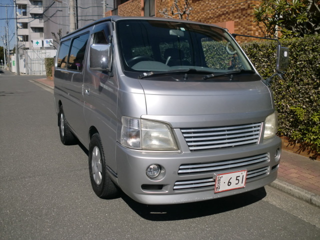 速決H16年後キャラバンVロング3.0Ｄタ－ボ4ＷＤライダ－ナビ/ＴＶ/バックカメラ・予備車検取得渡