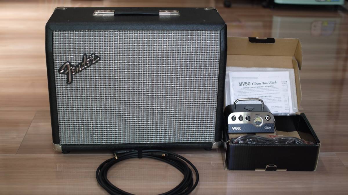 中古]VOX MV50 Clean ギターアンプ キャビネット スピーカーケーブル 
