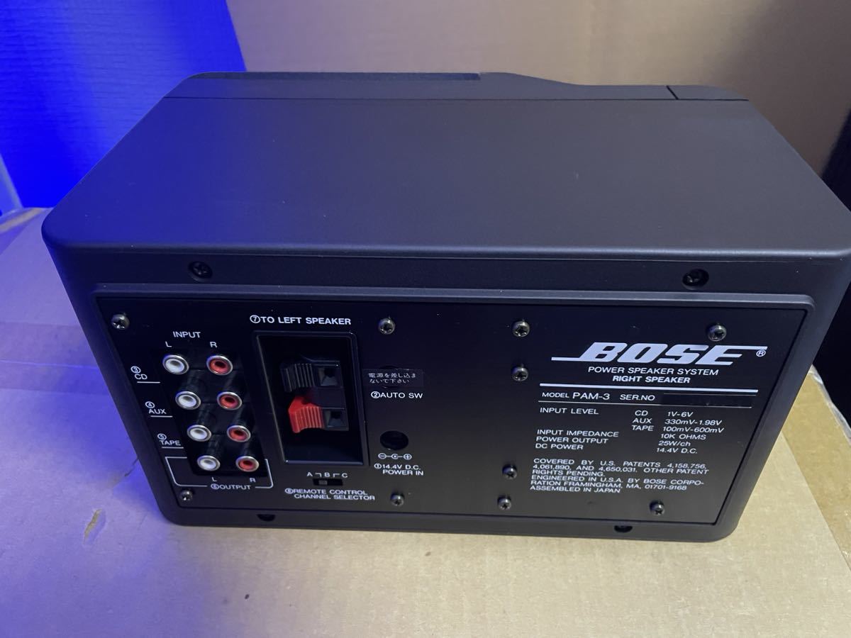 Yahoo!オークション BOSE 「bose pam PAM-3 3」の落札相場・落札価格