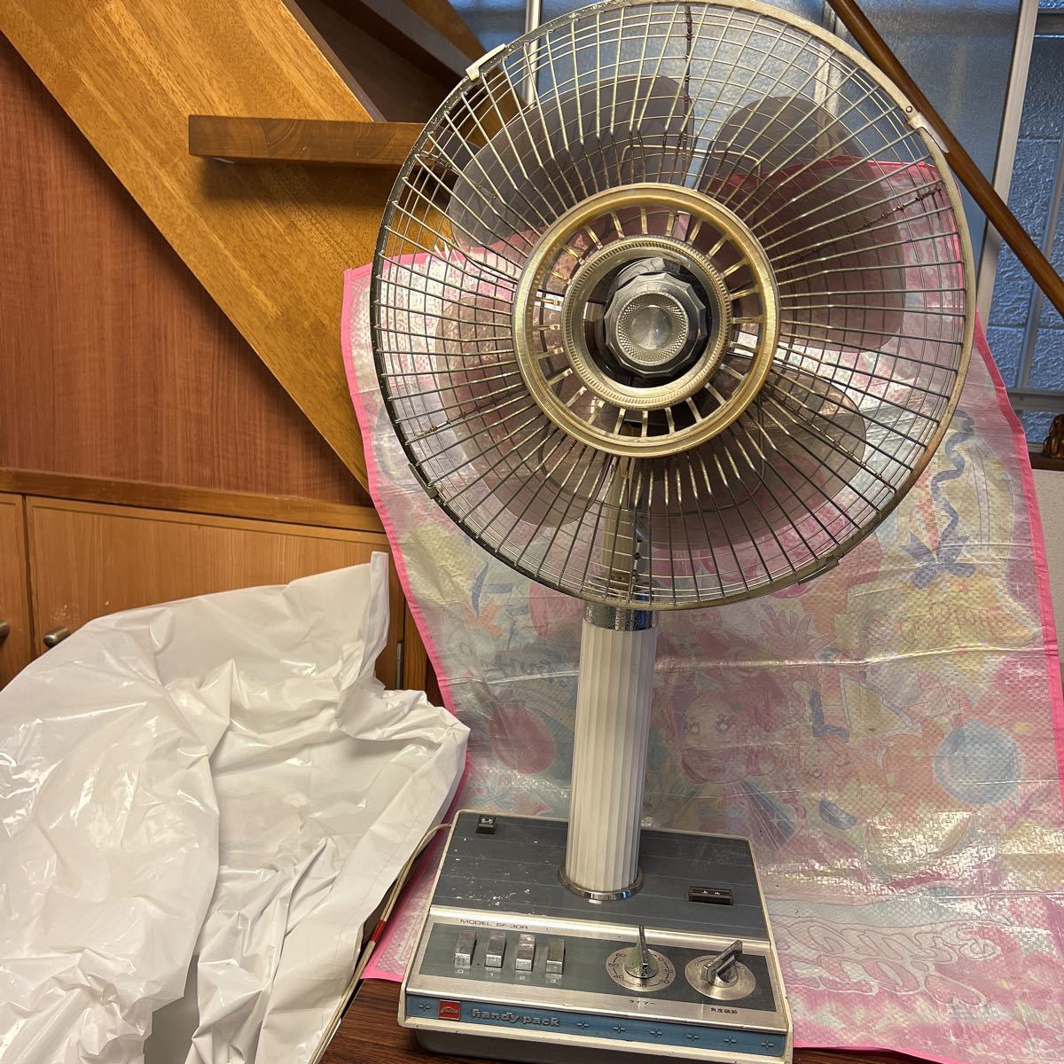 昭和レトロSANYOサンヨー壁掛け扇風機