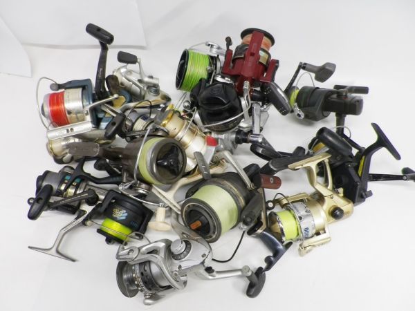 44○a714☆中古釣具 シマノ・ダイワ・リョービ他 リール18点セット