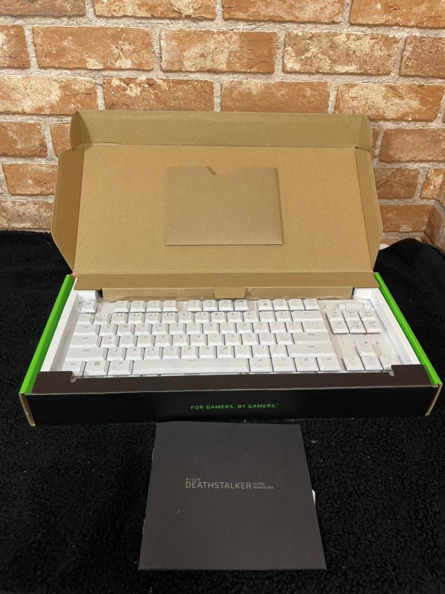 未開封】DeathStalker V2 Pro Tenkeyless White Edition Linear