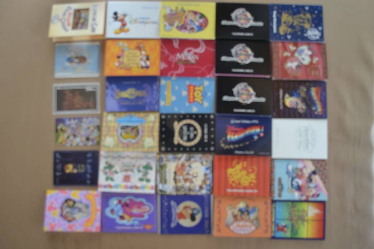 超レア★TDR★ショー・キャラクター★テレフォンカード★30枚セット★(未使用品)